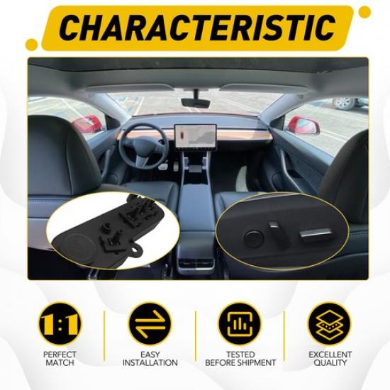 For 2017- Tesla Model 3/Y Front Driver Left Side Power Seat Control Switch K