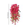 Artificial Hanging Flowers Fake Plants Floral Teardrop Handmade Creative Decoration for Hotel Garden Cafe Shop Home Backyard