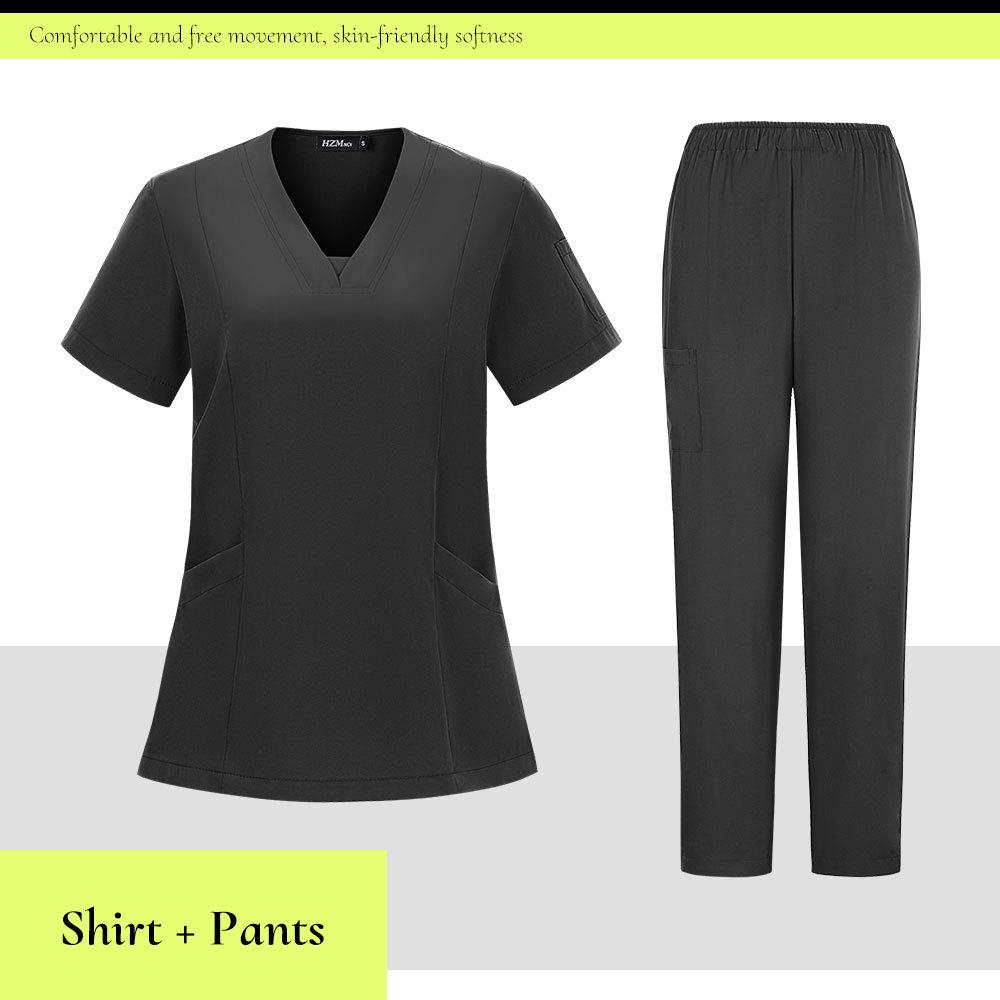 Unisex Quick-Drying Dental Clinic Scrub Suit and Surgical Gown