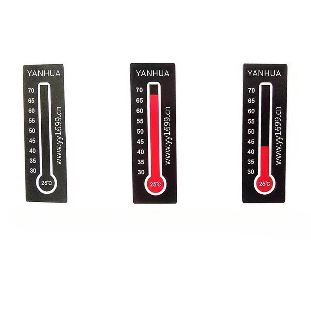 10Pcs Thermometer Sticker for Coffee Milk Jug Temperature Tag for Home Cup