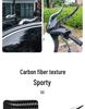 Dragon Horn Carbon Fiber Car Roof Ornament Spoiler Fin for Various Models