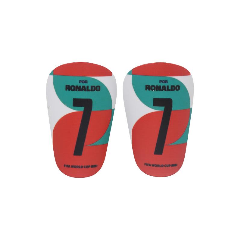 Ultra-light, High-temp Resistant Shin Guards for Adults and Kids - Football Socks with Star Number Inserts.
