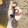 Mini Keychain Tennis Party Favors Tennis Ball Key Ring Tennis Bag Pendant Sports Keychain For Boys Girls School Carnival Reward