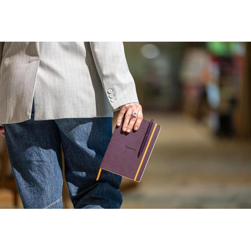 Rhodia Limited Color Script Multi Pen Aubergine Ballpoint 0.5mm 2 Colors  Black 