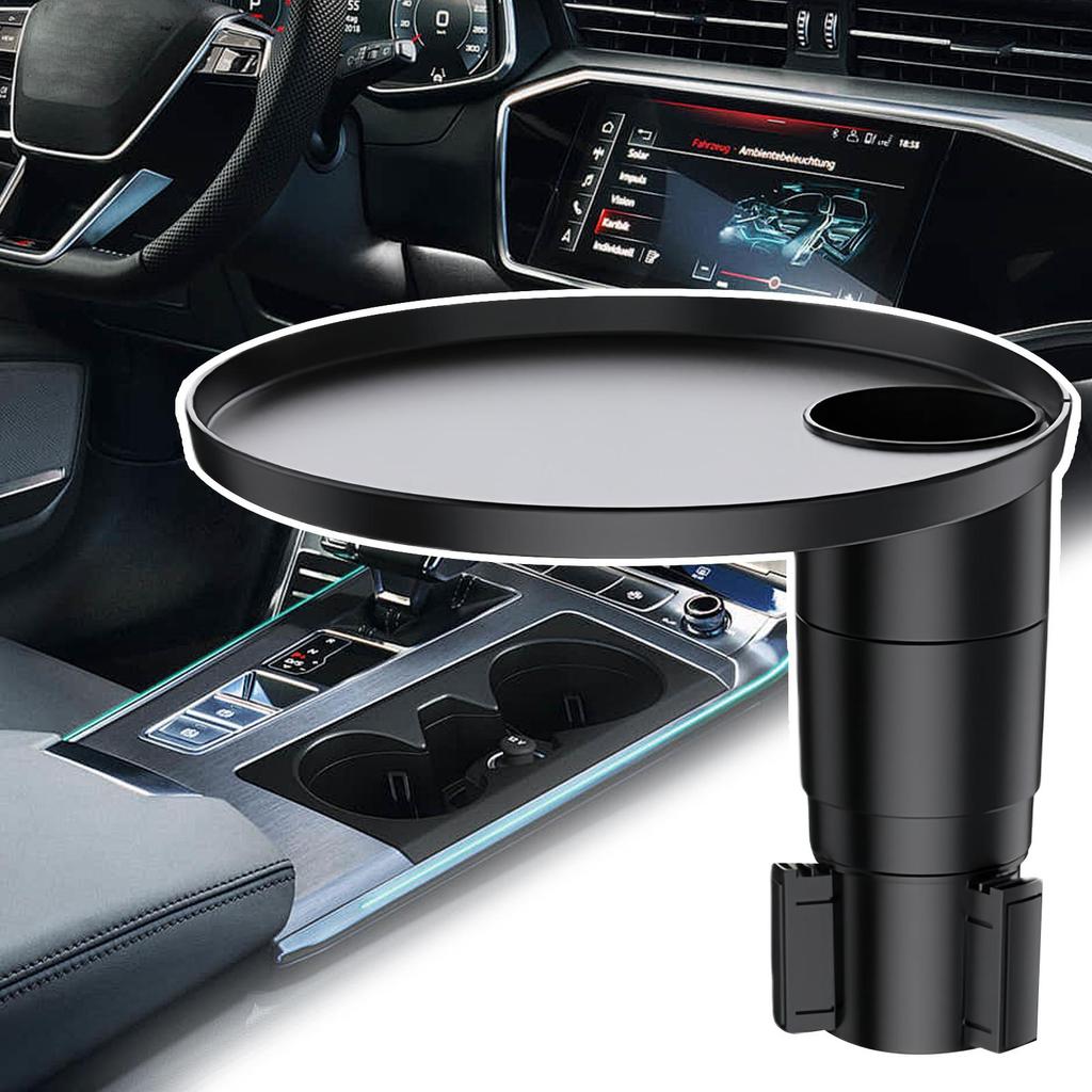 Cup Holder Tray Portable Expandable Adjustable Car Cup Holder Expander With Tray For Travel Long Driving Commuting Vehicle Truck