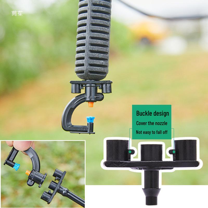 Capillary and Micro-Sprinkler Fittings: Single/Double Hooks, Tee, Straight Connector, Drip Stop, Mountain Bracket, Five-Way, Greenhouse.