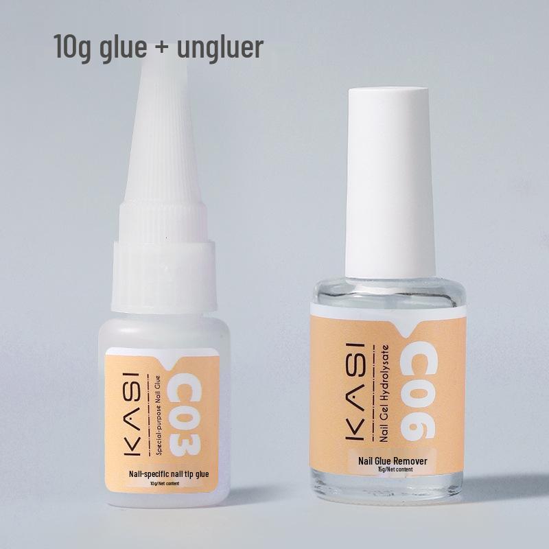 

Клей и средство для снятия KaSi для украшений и типсов