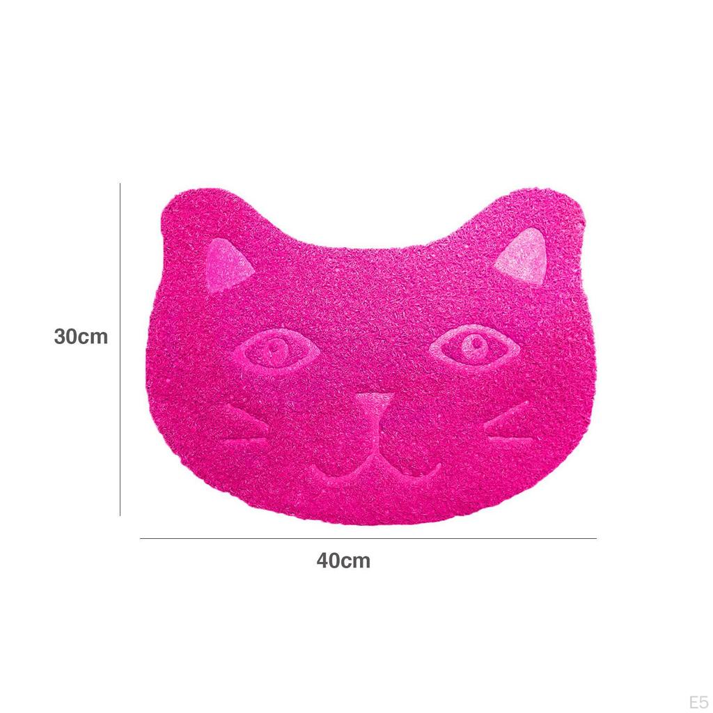 Cat Bowl Mat Dog Food Placemat Pet Feeding Tray Non Slip PVC Material Suitable for Small Dogs