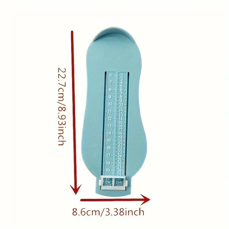 Portable Kids Foot Ruler Non Slip Shoe Sizer Tool for Children Infant Shoes Measurement Gauge Growth Tracker Feet Length Device