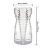 12cm Männlicher Masturbator Transparente Gelee Künstliche Vagina Echte Muschi Für Männer Penis Trainer Gliedvergrößerer Sexspielzeug