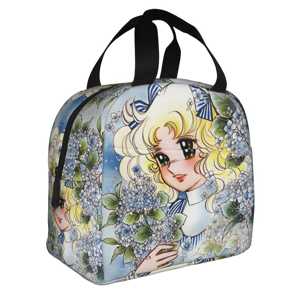 Anime Manga Candy Candy Sac à Lunch pour Femmes Refroidisseur Thermique Boîtes à Lunch Isolées pour Bureau Adulte