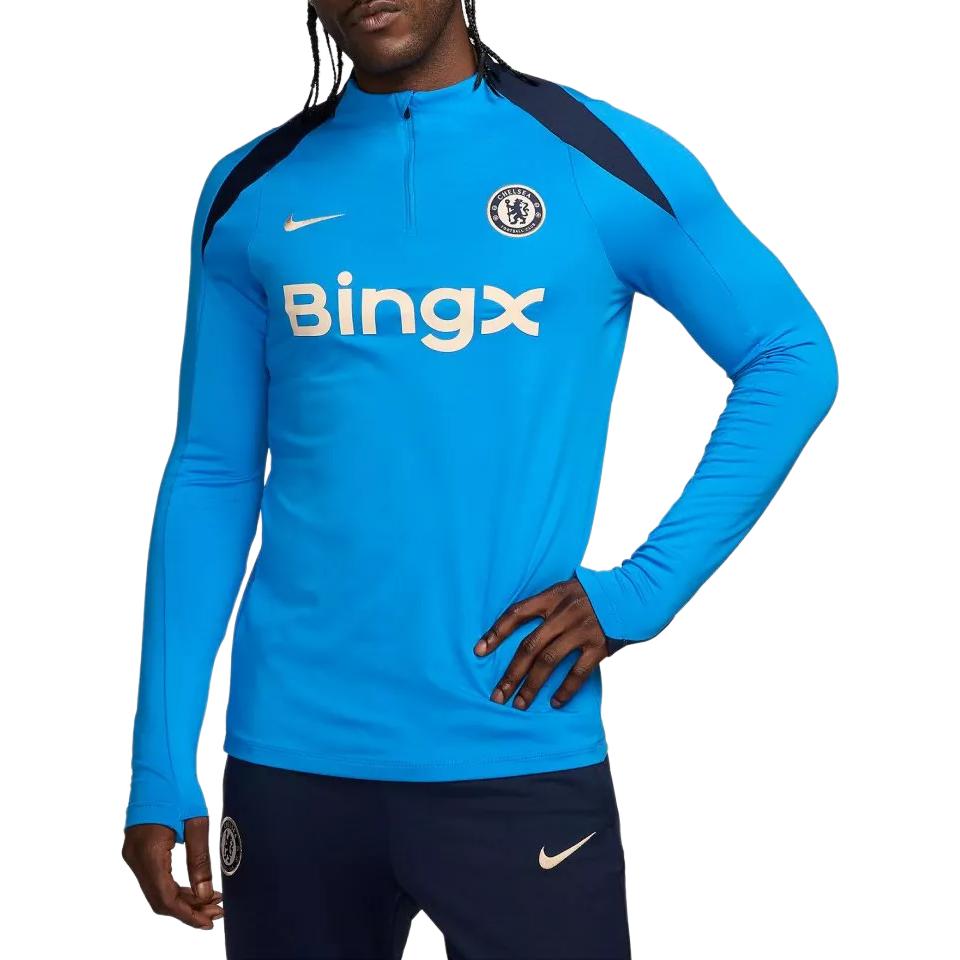 

Nike Dri-Fit Cfc M Nk Df Strk Тренировочный топ Модный Удобный Мягкий Приятный к коже Дышащий С длинным рукавом Футбольная футболка Мужские топы FN9831-436 M