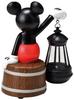 Seto Craft Solar Light (Mickey Mouse) SDD-2101 Black 17.3W X 14.7L X 21.7H Unit: Cm