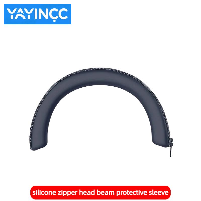 YAYINCC Replacement Protein skin Earpads/Silicone zipper head beam protective cover for Sony WH-1000XM5 Headphones