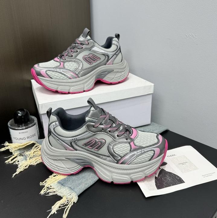 

Весенние новые модные туфли на толстой подошве в стиле ретро для тяжелой промышленности на шнуровке для пар, повседневная спортивная обувь, универсальная 40