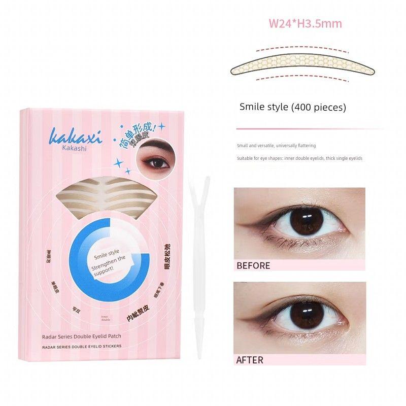 Double Eyelid Tape for Women, Invisible, Natural, Traceless, for Puffy Eyes, Large Water Drop Eye Patch, Long-Lasting Support, Strong Hold for Men
