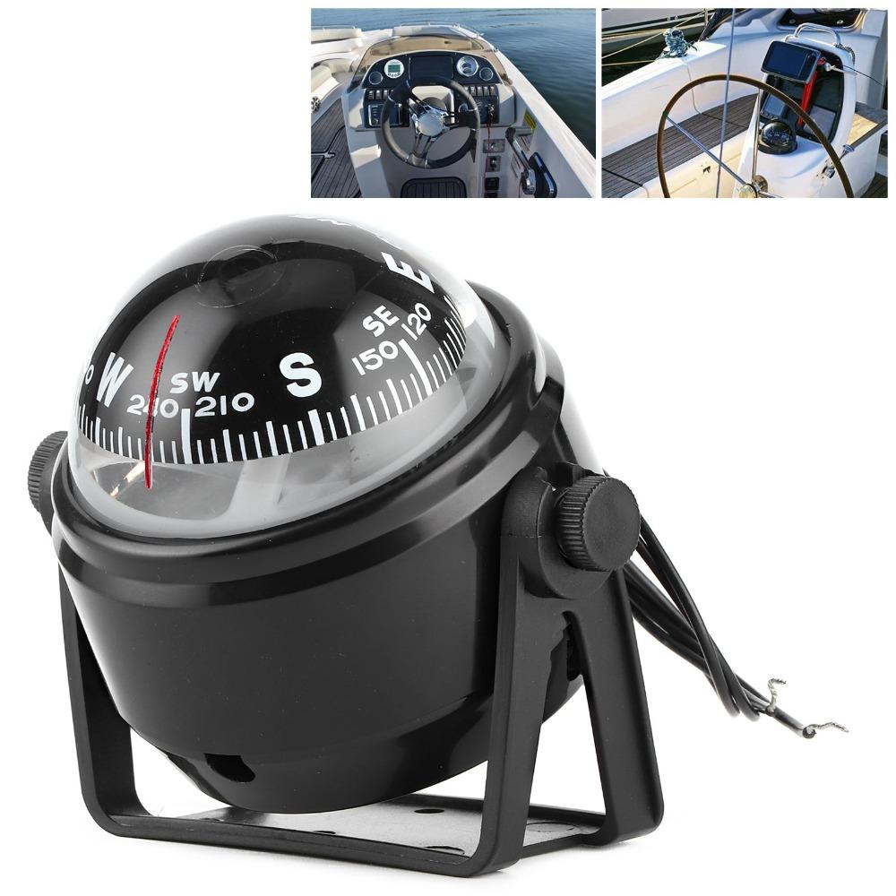 Digital Display Marine Electronic Compass Black Yacht Navigation Compas  Yacht Navigation
