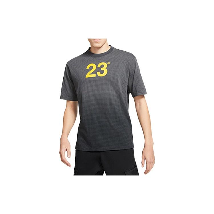 Air Jordan 23 MENS Engineered Mesh Gradient Crew Neck Sports Short Sleeve Grey Men s CV3378-010 M
