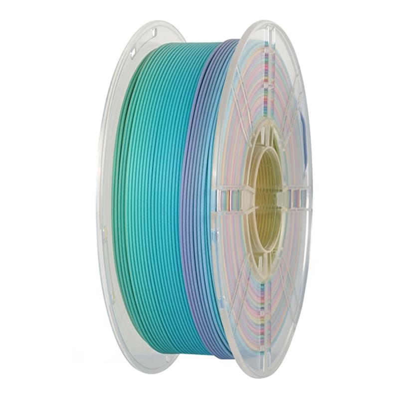 Filamento PLA A95I Bassa Lucentezza 1,75 mm 1 kg Arcobaleno Opaco Gradiente Multicolore Filamento Stampante 3D Nuovo Cambio Colore