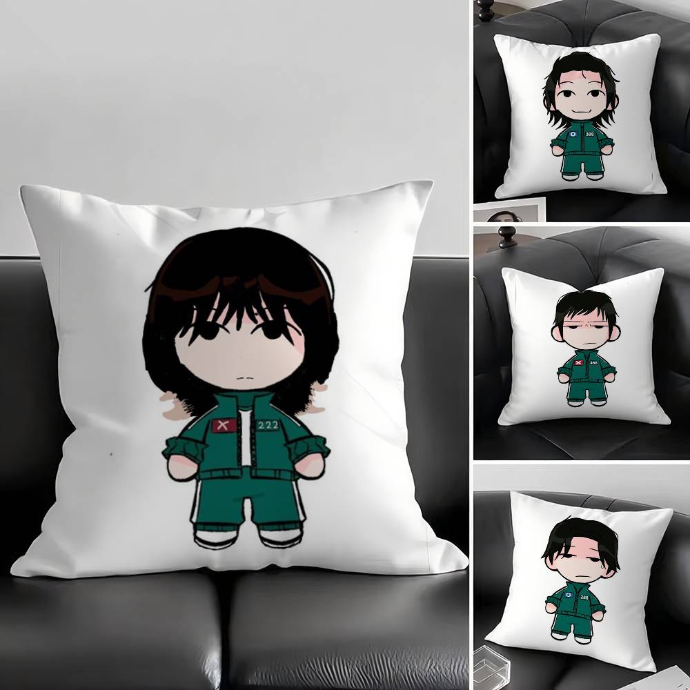 1pc Cute TV S-q G-games Pillow Case Square Bedroom Sofa Leisure Comfort Cushion Car Living Room Home Decoration