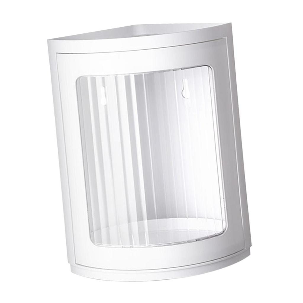 Bathroom Locker Cosmetic Storage Rack Large Capacity Degree Rotating for Countertop Vanity Tray