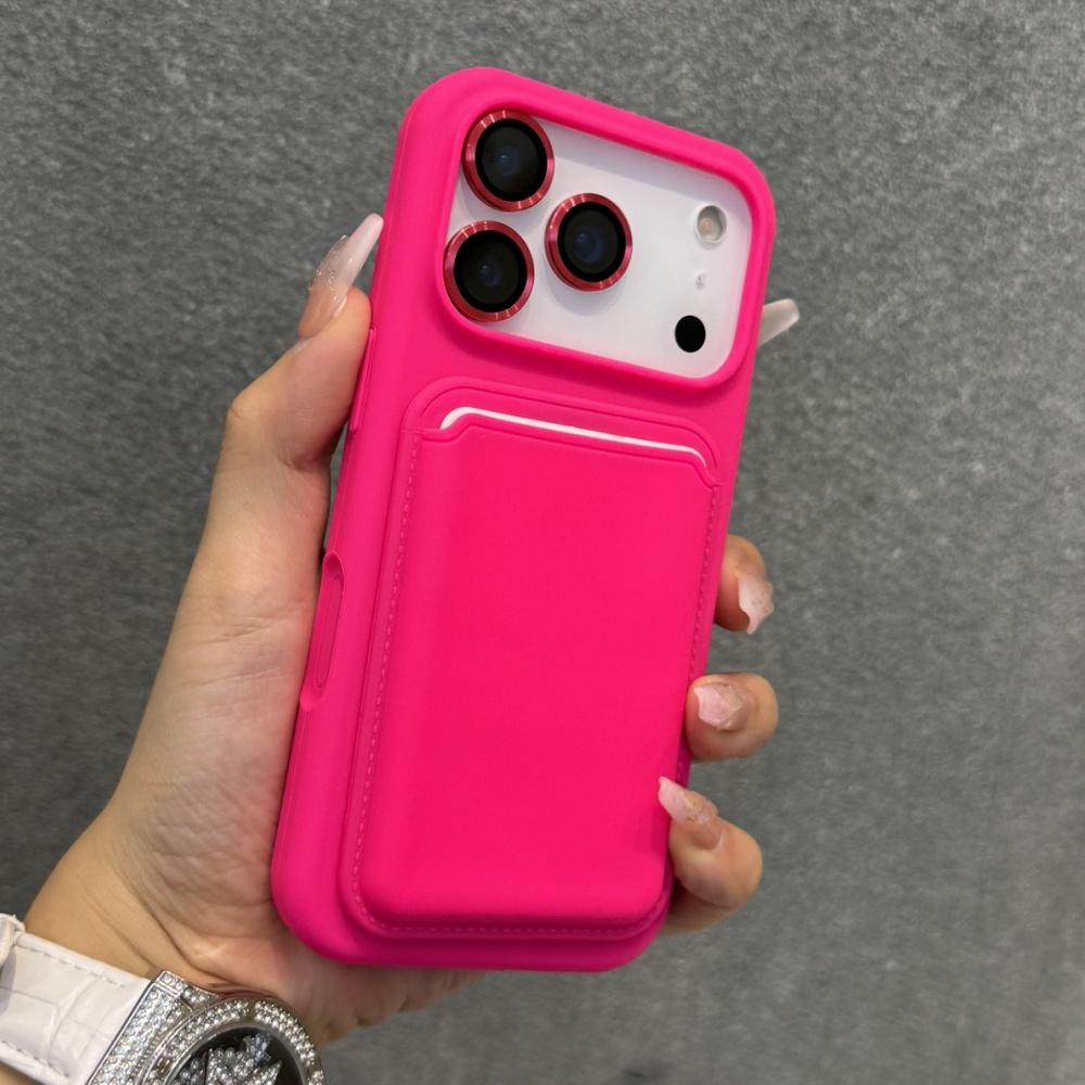Flüssigsilikon Magnetisch Für Magsafe Geldbörse Steckplatz Halter Hülle Für iPhone 17 Air 16 15 14 13 12 11 Pro Max Weiche Stoßstange Abdeckung
