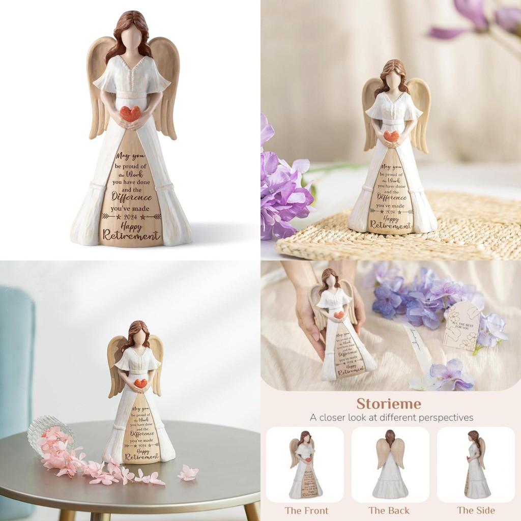 Resin Charming Angel Figurine For Home Decoration Gift For Teachers And Loved Ones