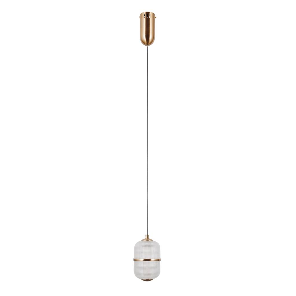 Lampa Wisząca Alani Led Złoty Alu Italux Pnd-34375-1-Hbr