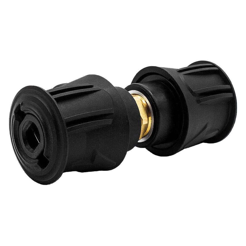 Black High Pressure Hose Adapter Plastic Pressure Washer Quick Adapter for Karcher