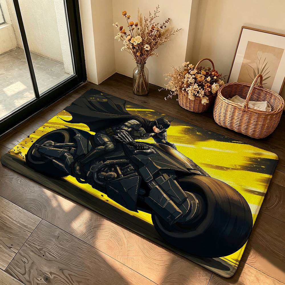 Classic B-BatmanS Carpet Bathroom Anti-slip Mat Door Mat Home Decoration Mat Entrance Door Mat Scratch-resistant Door Mat