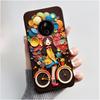 Phone Case For Nokia 125 HMD 110 4G 2024 Casing Luxury Cute Love Rabbit Funny Cartoon Black Matte Soft Silicone Shockproof Cover