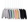 Korean Style Womens Short Hooded Zip-Up Cotton Blend Sweatshirt Loose Fit Winter Casual Top