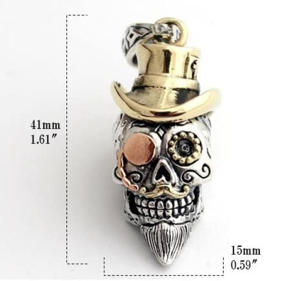 Good Vibrations Mexican Skull Pendant