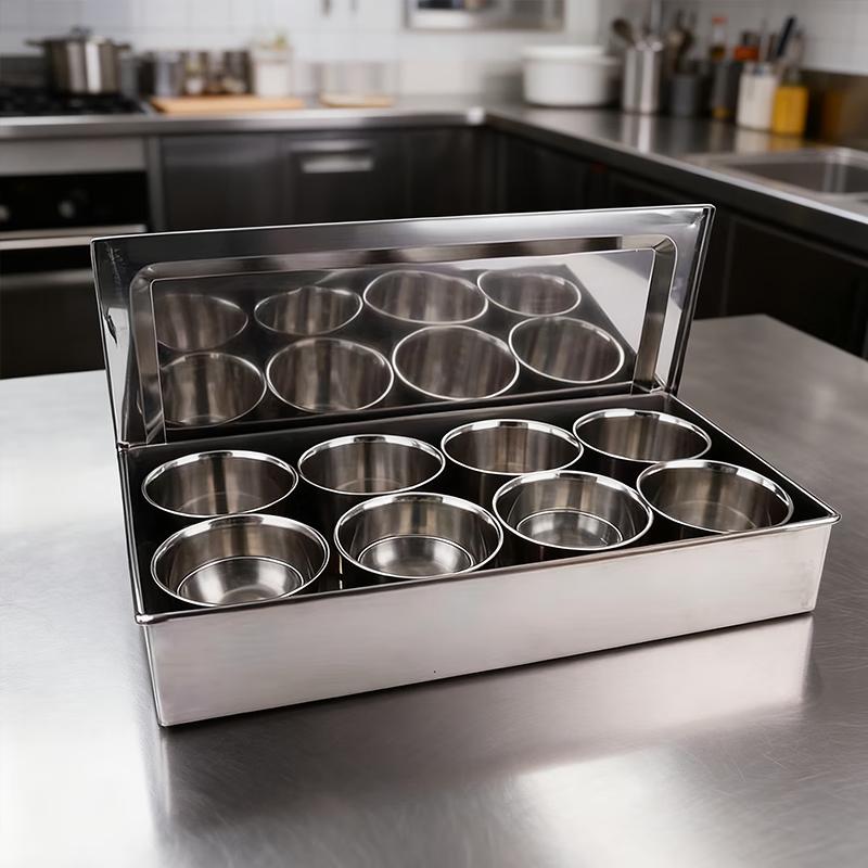 Lu Fenglai Stainless Steel Spice Container Set