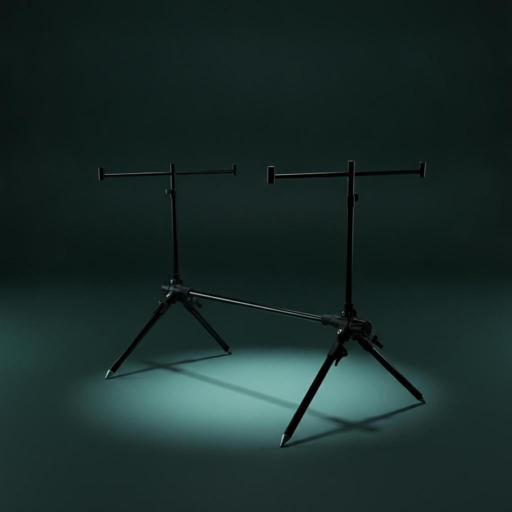 Tripod Fishing Rod Holder Compact Stand Easy to Transport for Anglers