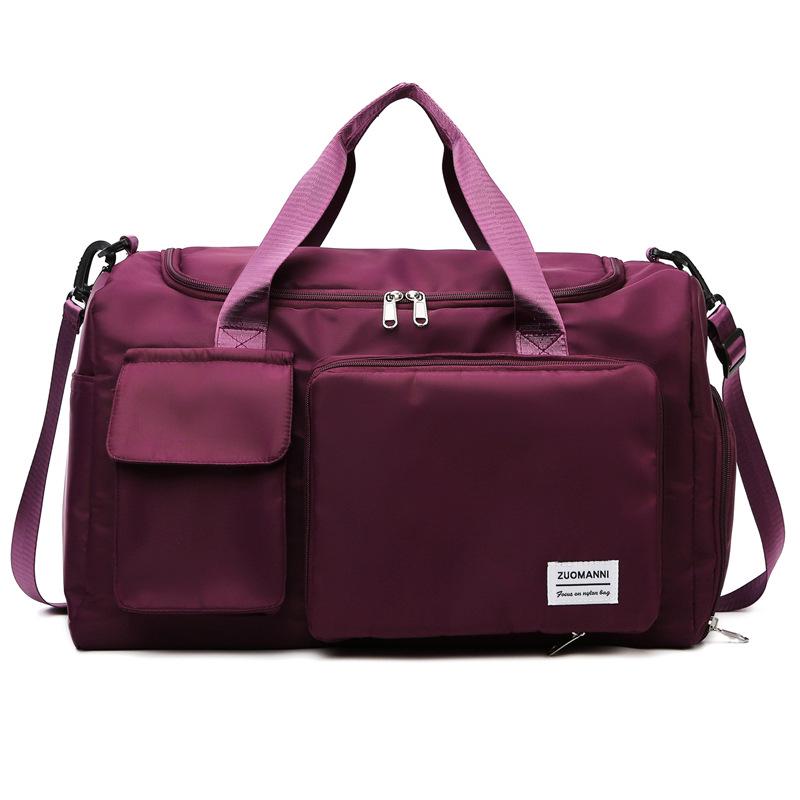 Women's Waterproof Yoga Fitness and Travel Bag - Versatile, Large Capacity, Handheld or Over-the-Shoulder, Fits On Luggage Trolley