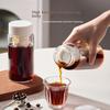 Gianxi Glass Cold Brew Coffee Mug Portable Travel Cold Brew Bottle Glass Cold Brew Cup American Summer Cold Brew Cup Glass Cup