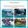 Portable 90W High-Power White Light Electric Soldering Iron BK606 for Household Electronic Repair.