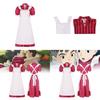 Stylish Canglu Cosplay Outfit For Boys And Girls Includes Dress And Apron In Trendy Colors