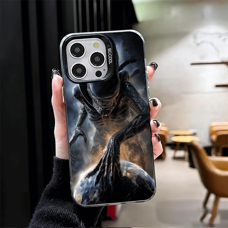 

Cool A-Alien X-Xenomorph Shockproof Phone Case for iPhone 17 Air 16 16E 15 Pro Max 14 Plus 13 Mini 12 Back Cover Anti Fall Funda iPhone 16E