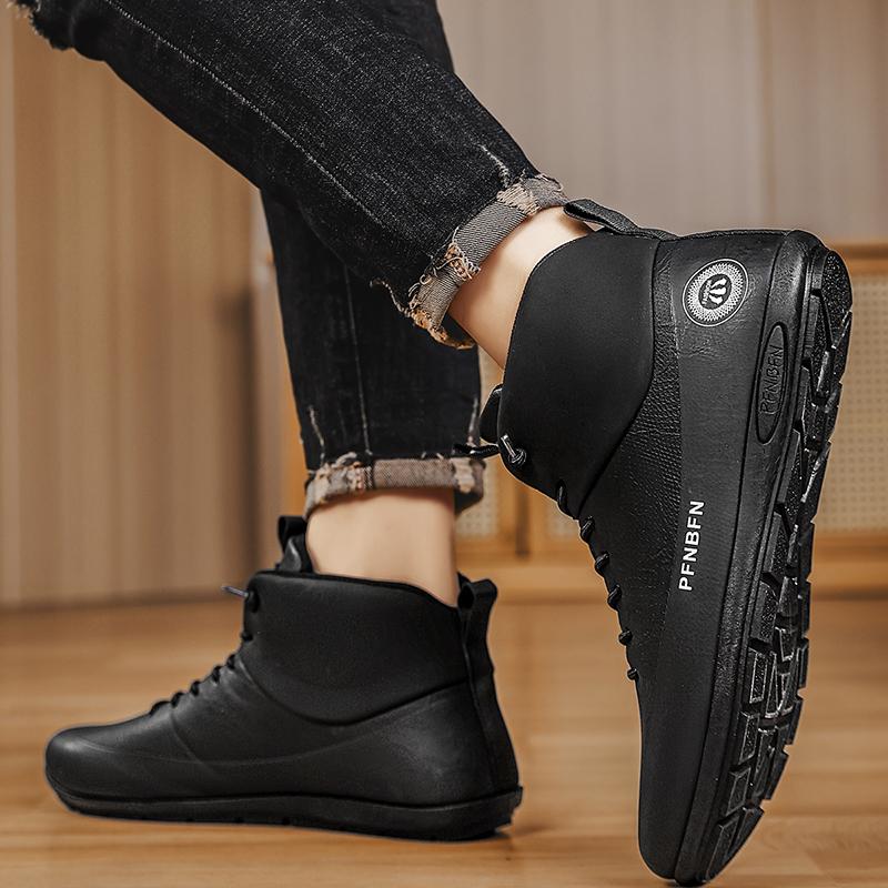 Hot Selling High-Quality Mens Casual Shoes Mid Cut Wear-Resistant Support Sports Shoes Versatile Daily Soft Walking Shoes