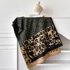 Classic Leopard Print Imitation Cashmere Scarf Women's Korean Version Shawl Dual-purpose Scarf Versatile Travel Decoration