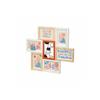 Cadre photo multicolore - Gift Decor - 411408H - Métal - Bois MDF - 6 pièces - 44.5x44.5 cm