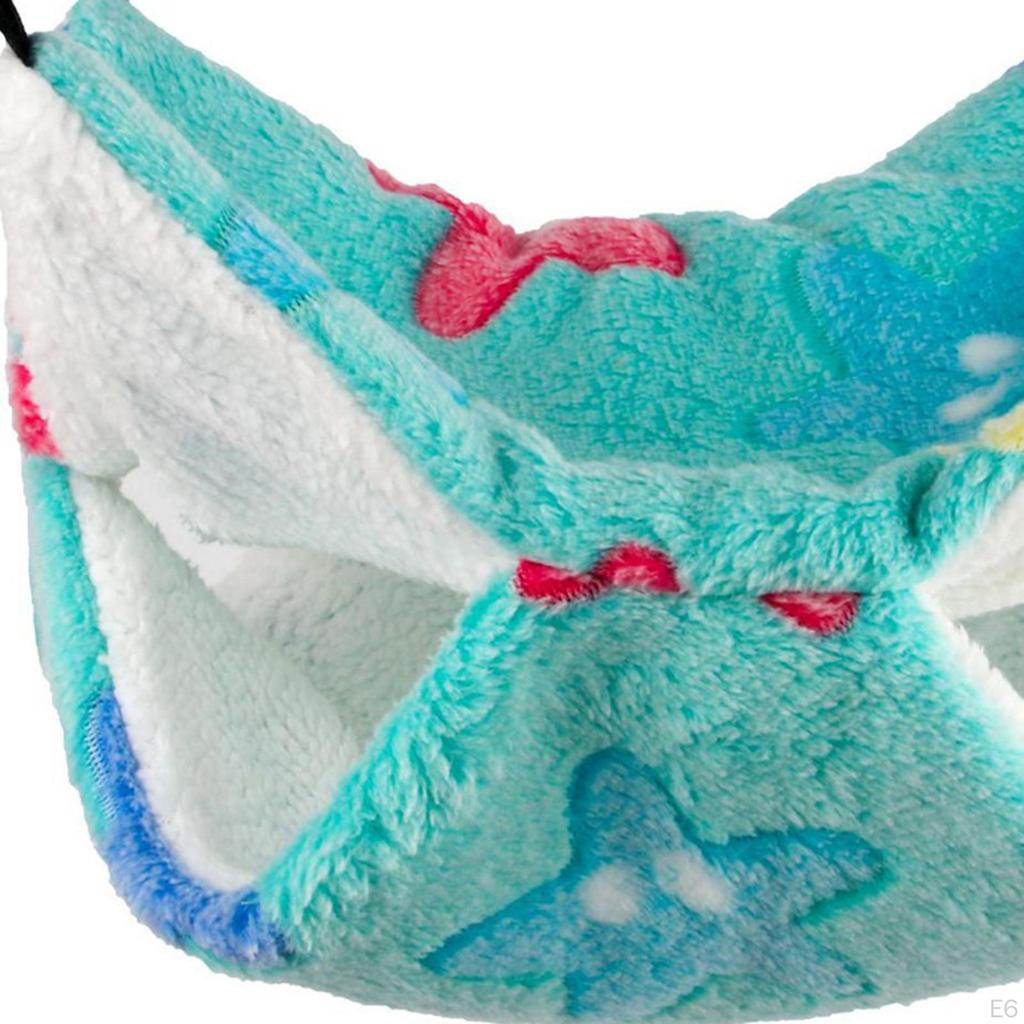 Hamster Hammock Bed Bedding Double Layer Nest for Small Pet Squirrel Ferret