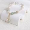 Simple and Gentle Freshwater Pearl Tianshan Cui Bracelet Small Fresh Girlfriend Beaded Commuter Jewelry Wholesale