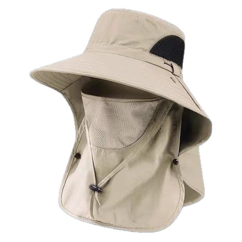 Summer Hat for Men Women Outdoor Fisherman Hat UV Anti Neck Protection Sun Fishing, Growing Vegetables, Outdoor Sports Sun Hat