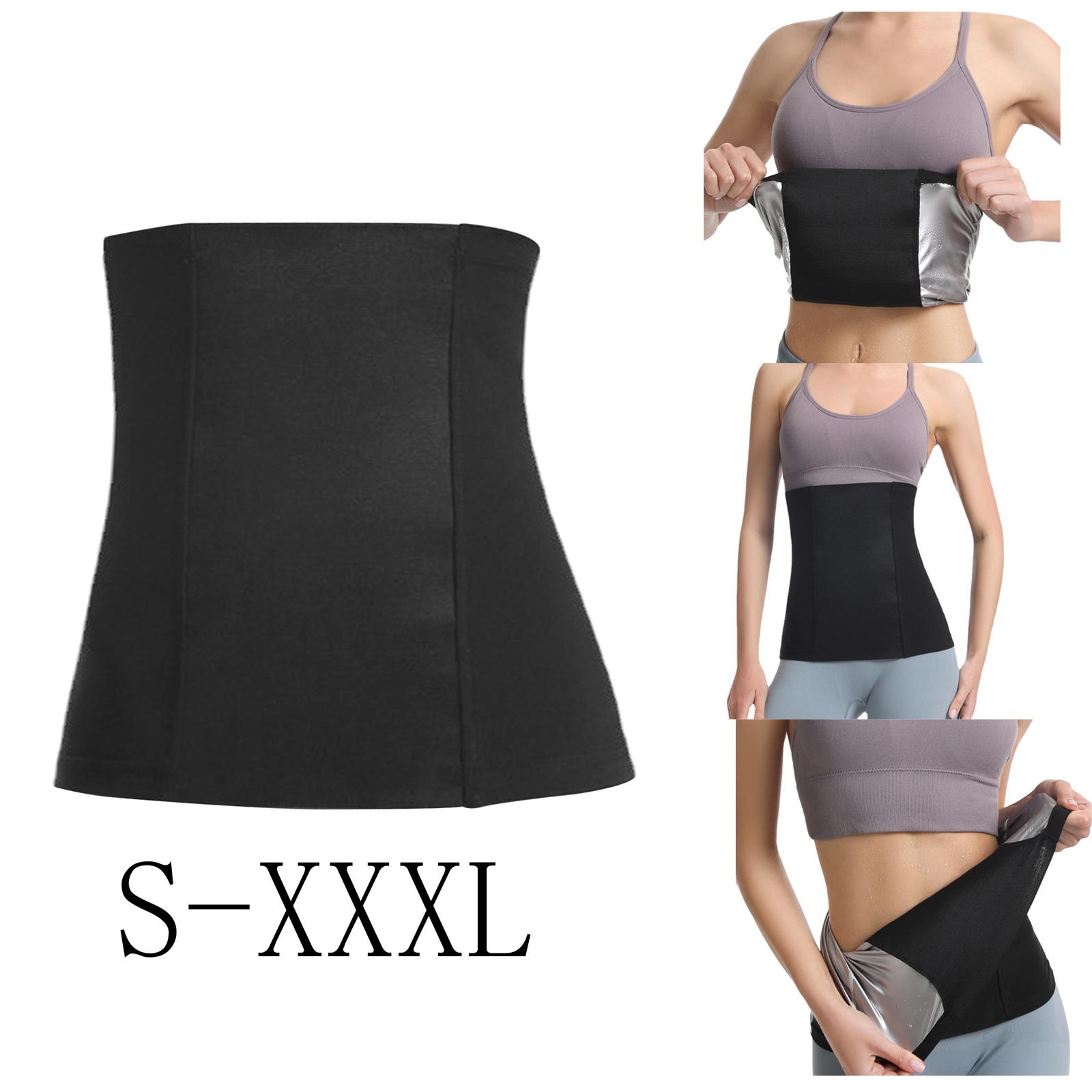 

Sauna Slimming Belt Girdle Fat Burner Sports Yoga Gym Fitness Waist Trainer XXXL