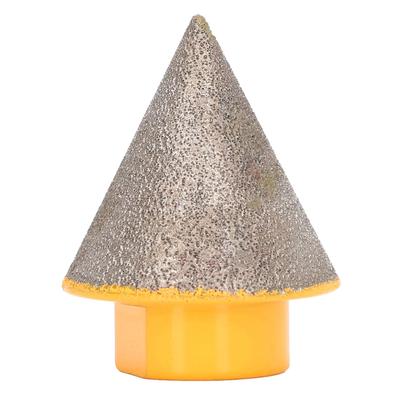 Fraise chanfreinage diamant 60 degrés grain 80 haute dureté mise en forme de trou élargissement fraise à chanfreiner