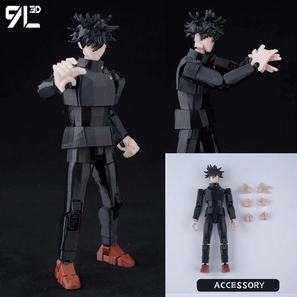 9L3D Jujutsu Kaisen Sukuna Yuji Φιγούρα Lucky13 Συλλεκτικό Παιχνίδι Anime Titan13 Με Πολλαπλά Αρθρώσεις Στάσης T13 Μοντέλο Βασιλιάς των Καταραμένων Δώρο