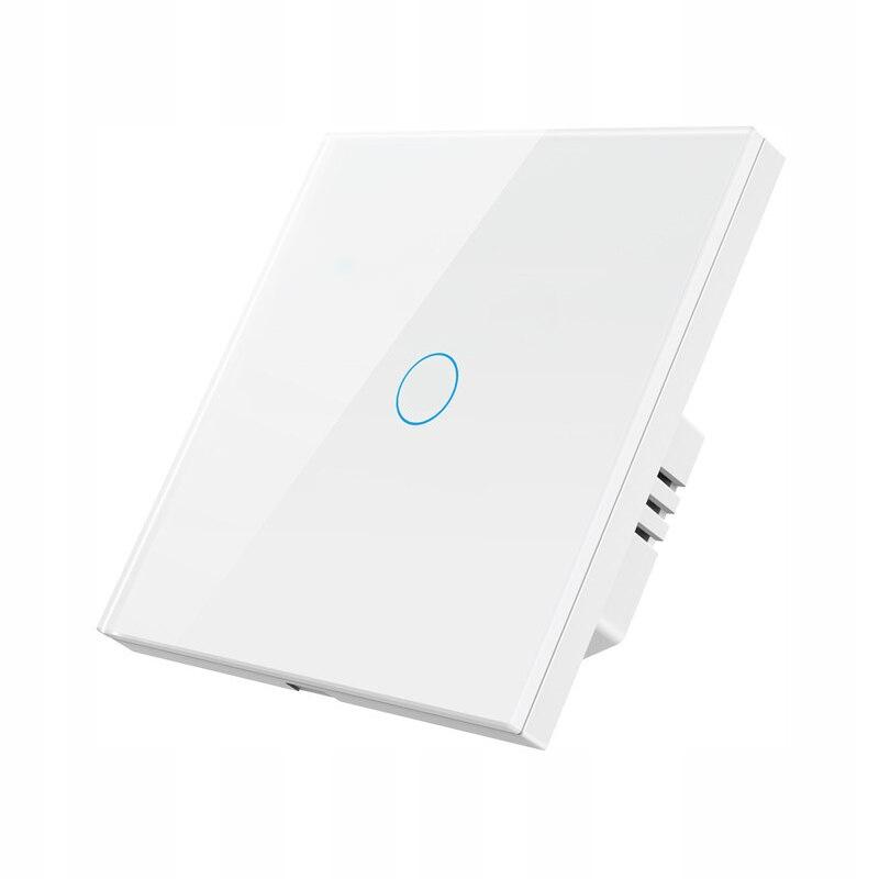TUYA WiFi Touch Switch 3-circuit White #with N/without N